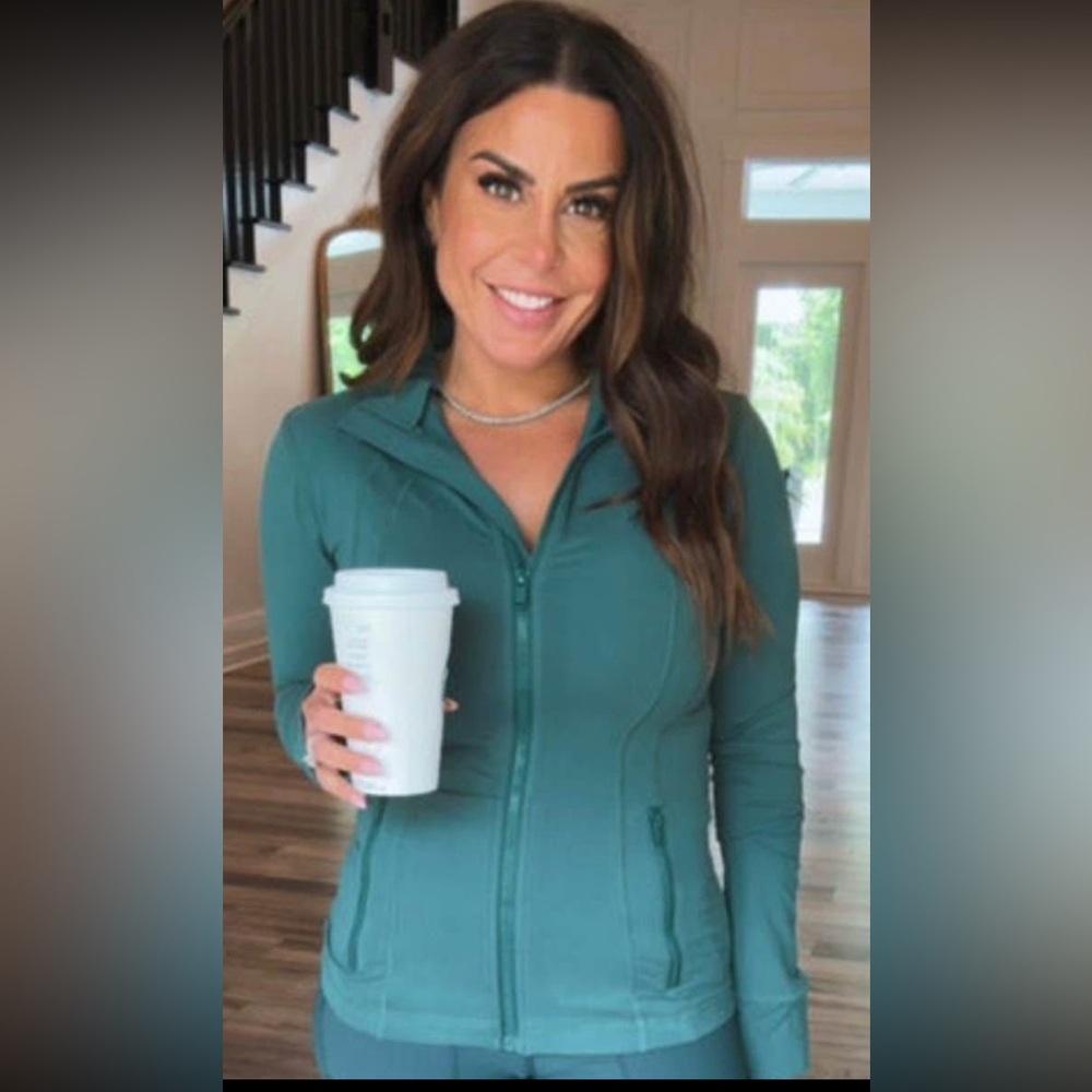 Butter Soft deep Teal Zip-Up Jacket